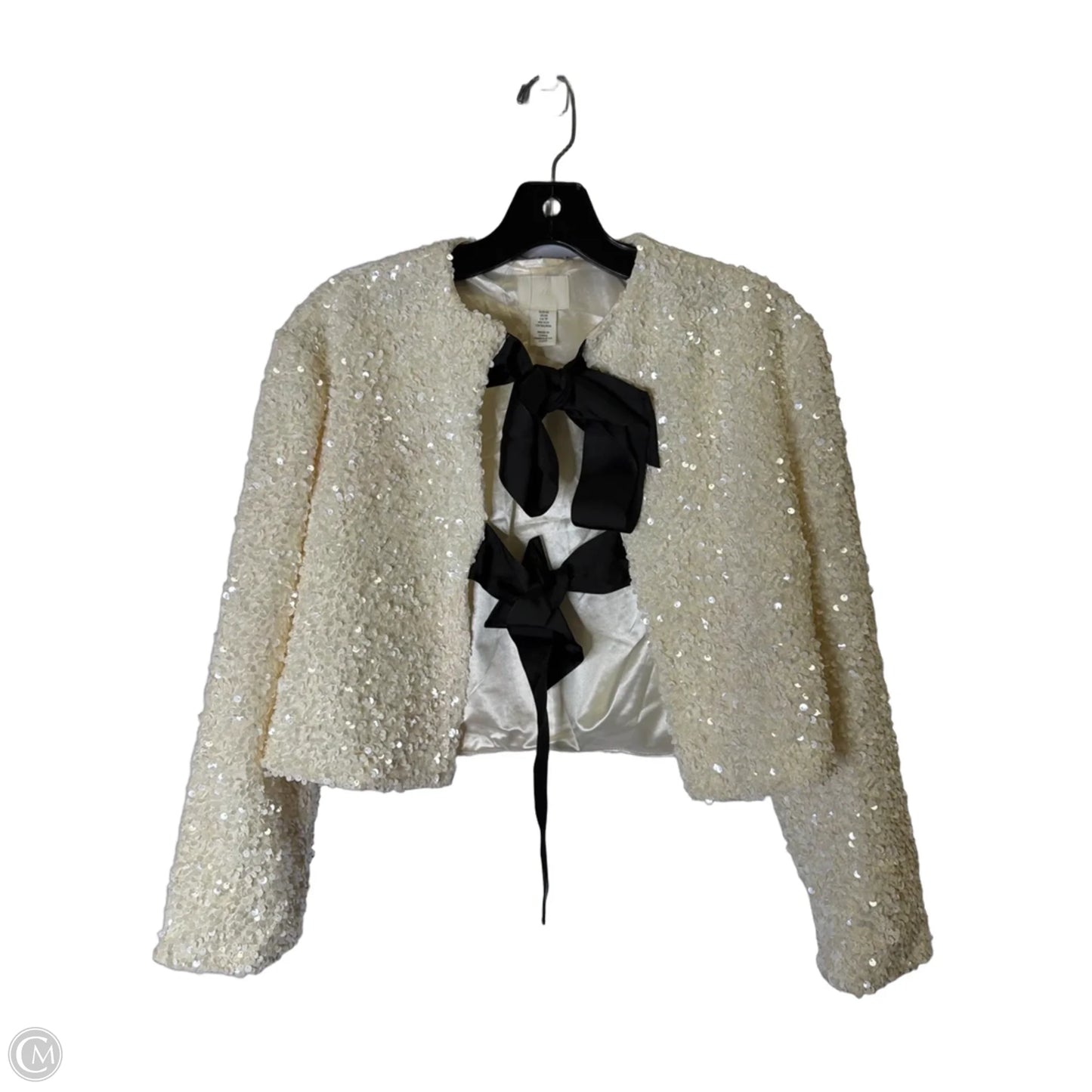 Cardigan By H&m In Cream, Size: Xs