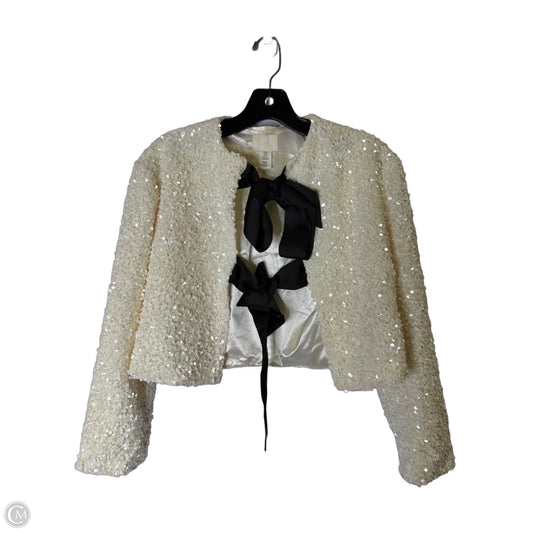 Cardigan By H&m In Cream, Size: Xs