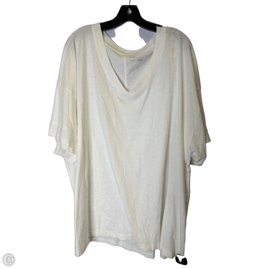 Top Short Sleeve Basic By Aerie In White, Size: Xxl