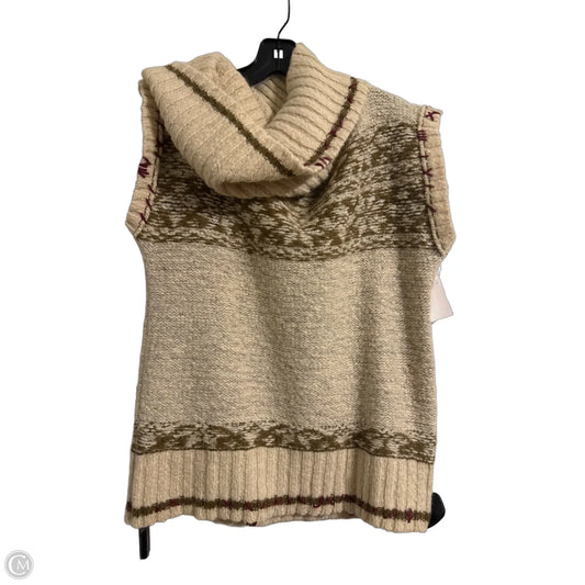 Sweater Short Sleeve By Free People In Cream, Size: M