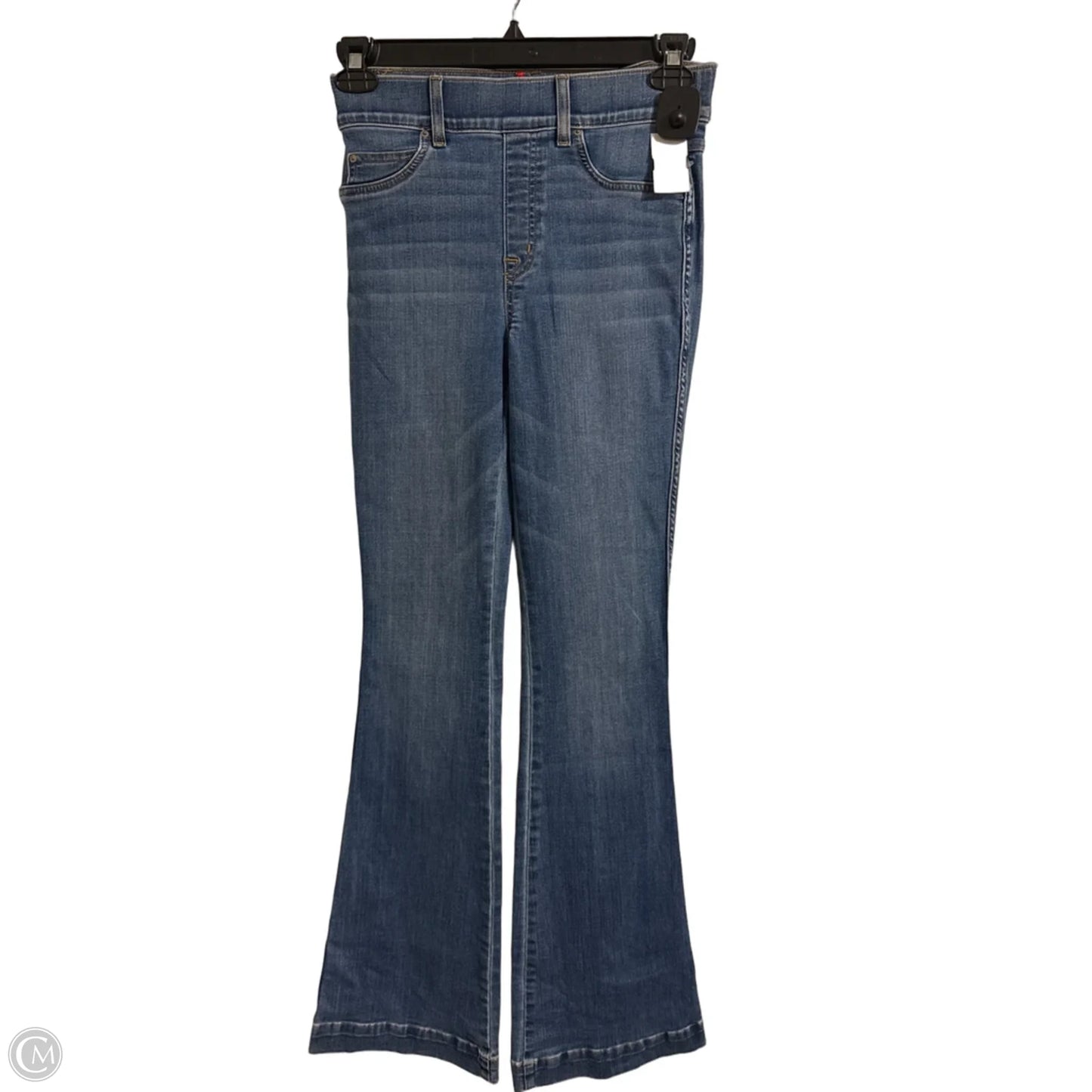 Jeans Flared By Spanx In Blue Denim, Size: S