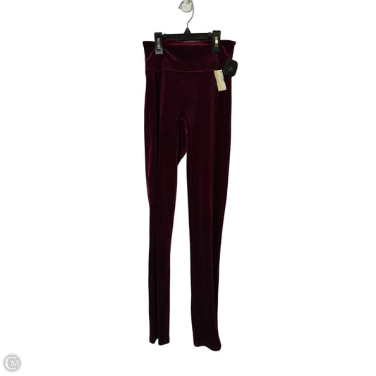 Pants Leggings By Spanx In Maroon, Size: S