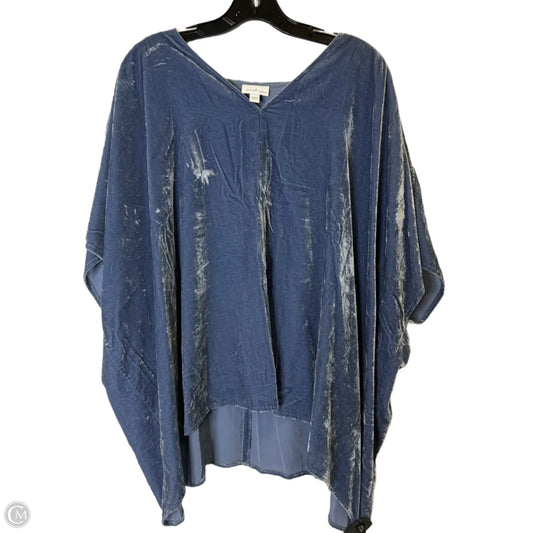 Top Short Sleeve By Pure Jill In Blue, Size: L