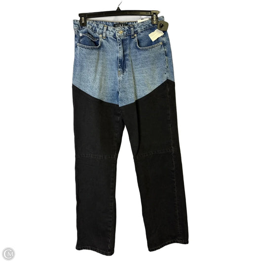 Jeans Straight By Clothes Mentor In Black & Blue, Size: Xl