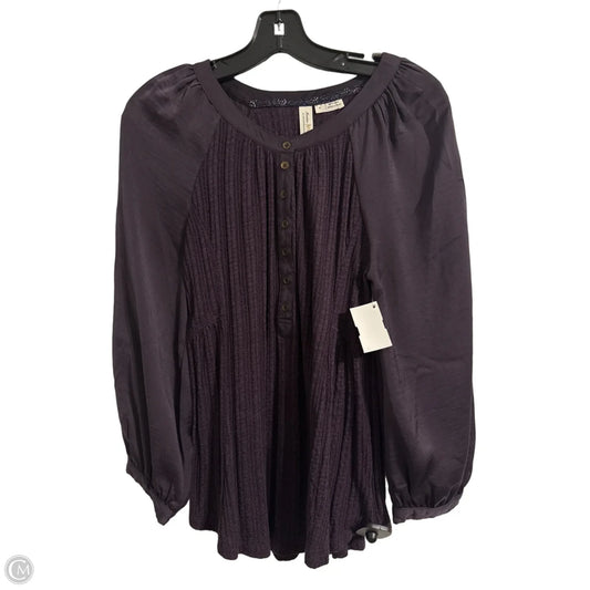 Top Long Sleeve By Meadow Rue In Purple, Size: S