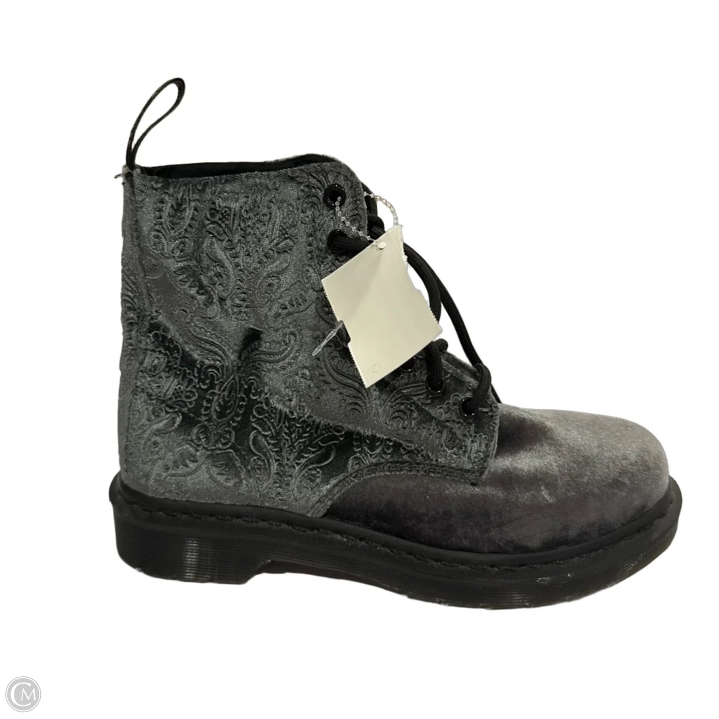 Boots Combat By Dr Martens In Grey, Size: 8