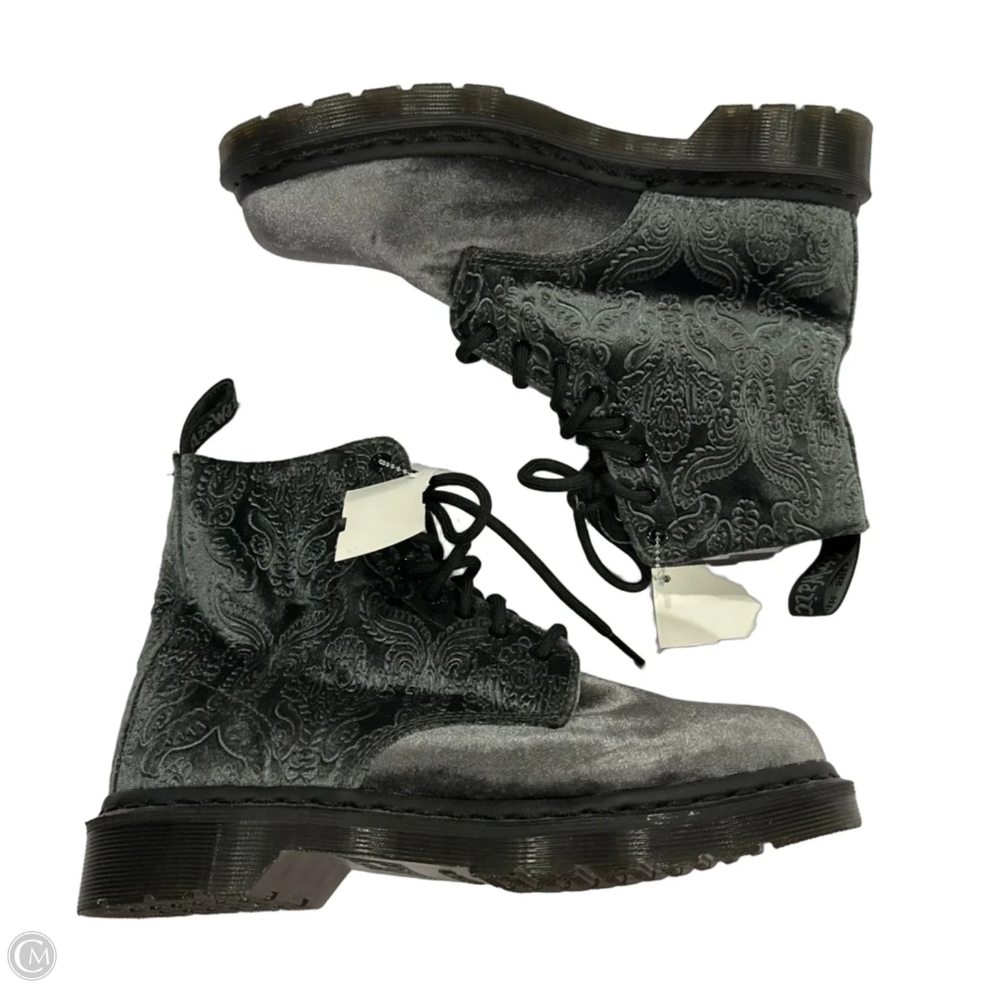 Boots Combat By Dr Martens In Grey, Size: 8