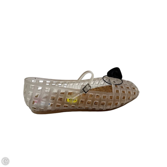 Shoes Flats By Clothes Mentor In Clear, Size: 9