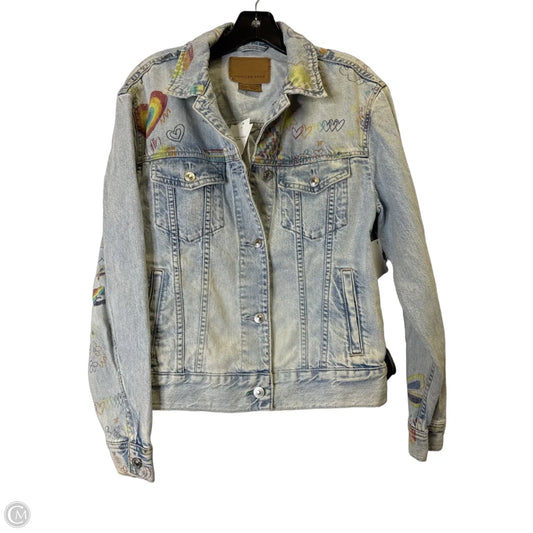 Jacket Denim By American Eagle In Blue Denim, Size: Xs