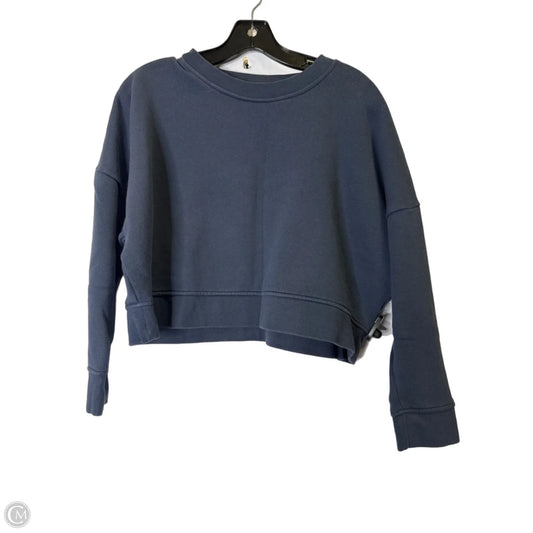Sweatshirt Crewneck By Madewell In Blue, Size: M