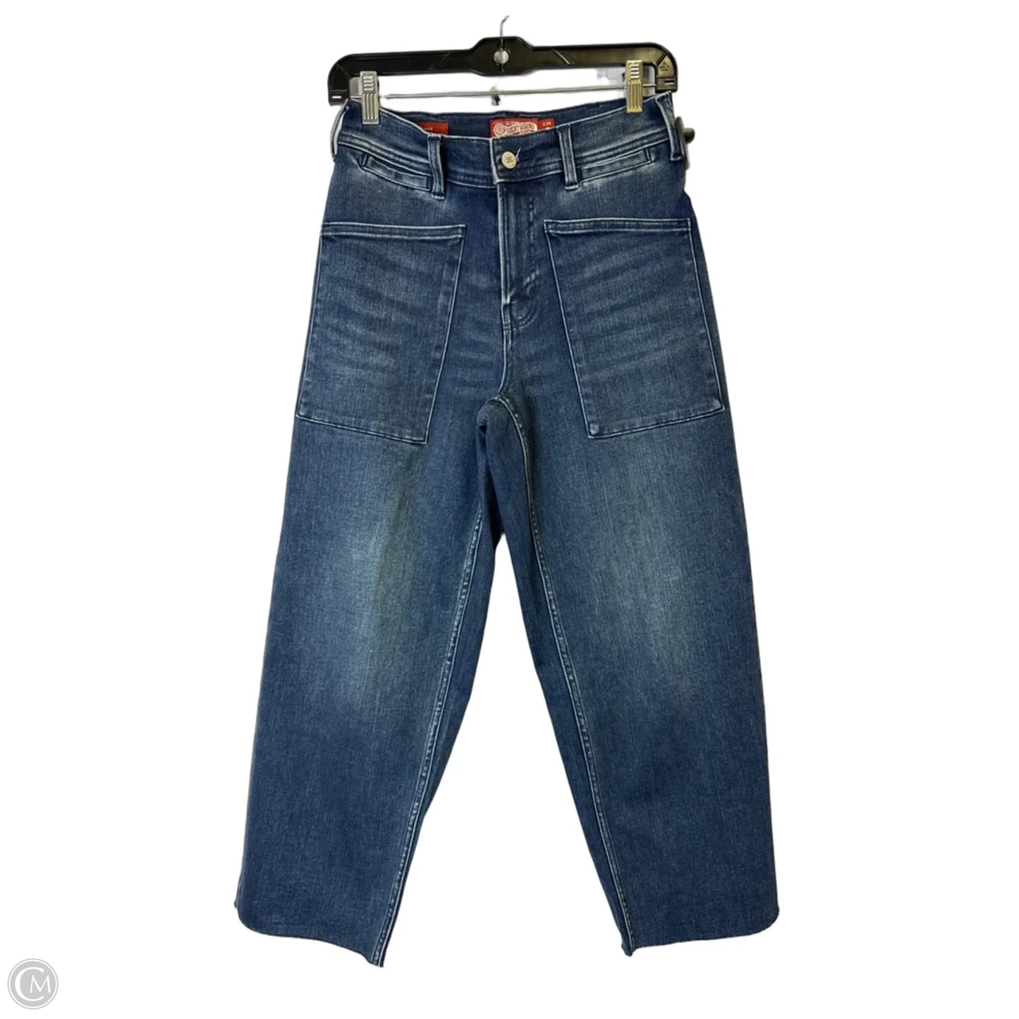 Jeans Straight By Lucky Brand In Blue Denim, Size: 2