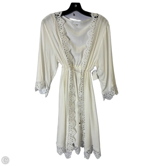 Cardigan By Clothes Mentor In White, Size: M