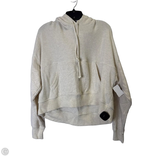 Sweatshirt Hoodie By Aerie In Cream, Size: M