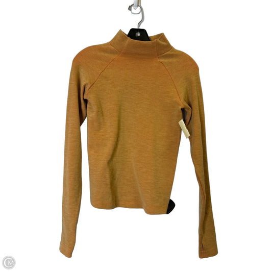 Top Long Sleeve By Free People In Orange, Size: S