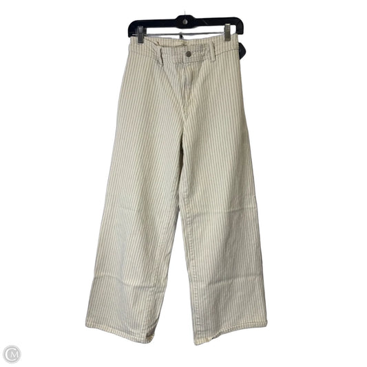 Pants Wide Leg By Universal Thread In Cream Denim, Size: 6