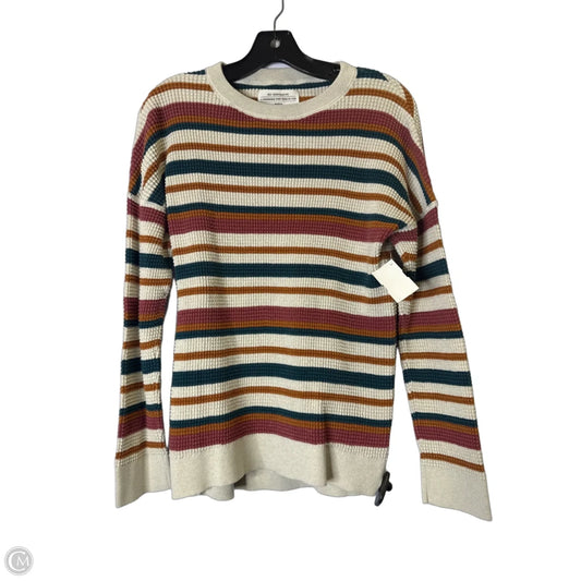 Top Long Sleeve By Clothes Mentor In Striped Pattern, Size: M