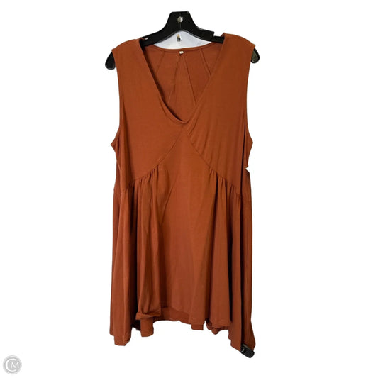 Dress Casual Short By Clothes Mentor In Orange, Size: L