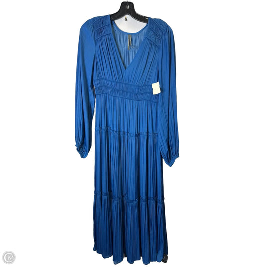 Dress Casual Maxi By Anthropologie In Blue, Size: Xs