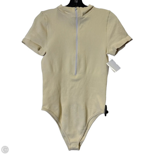 Bodysuit By Oqq In Yellow, Size: Xl