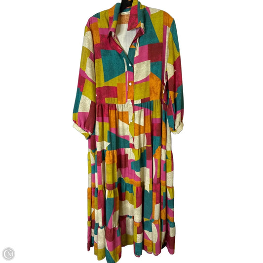 Dress Casual Maxi By Clothes Mentor In Multi-colored, Size: S