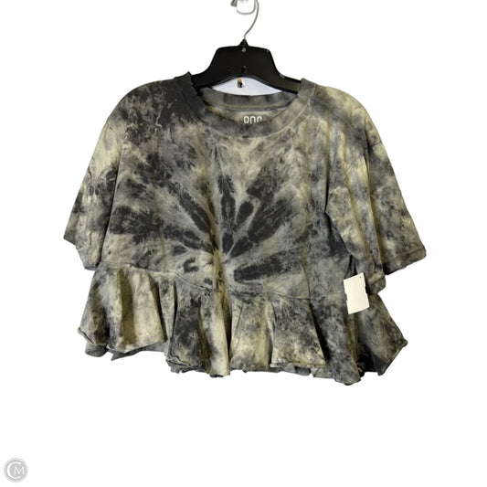 Top Short Sleeve By Bdg In Grey, Size: M