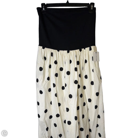 Dress Casual Midi By She + Sky In Black & Cream, Size: L