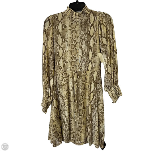 Dress Casual Short By Clothes Mentor In Snakeskin Print, Size: S