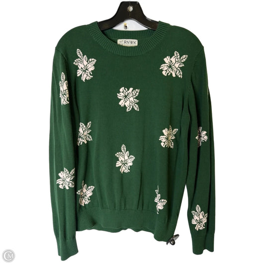 Sweater By Clothes Mentor In Green, Size: L