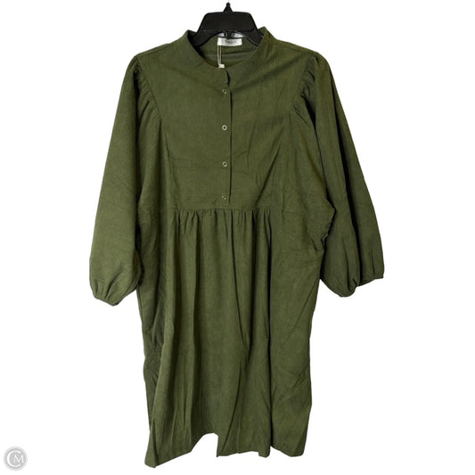 Dress Casual Short By Naggoo In Green, Size: Xl