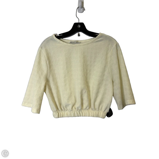 Top Short Sleeve By Hyfve In Yellow, Size: S