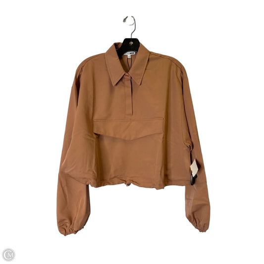 Top Long Sleeve By Fashion Nova In Orange, Size: S