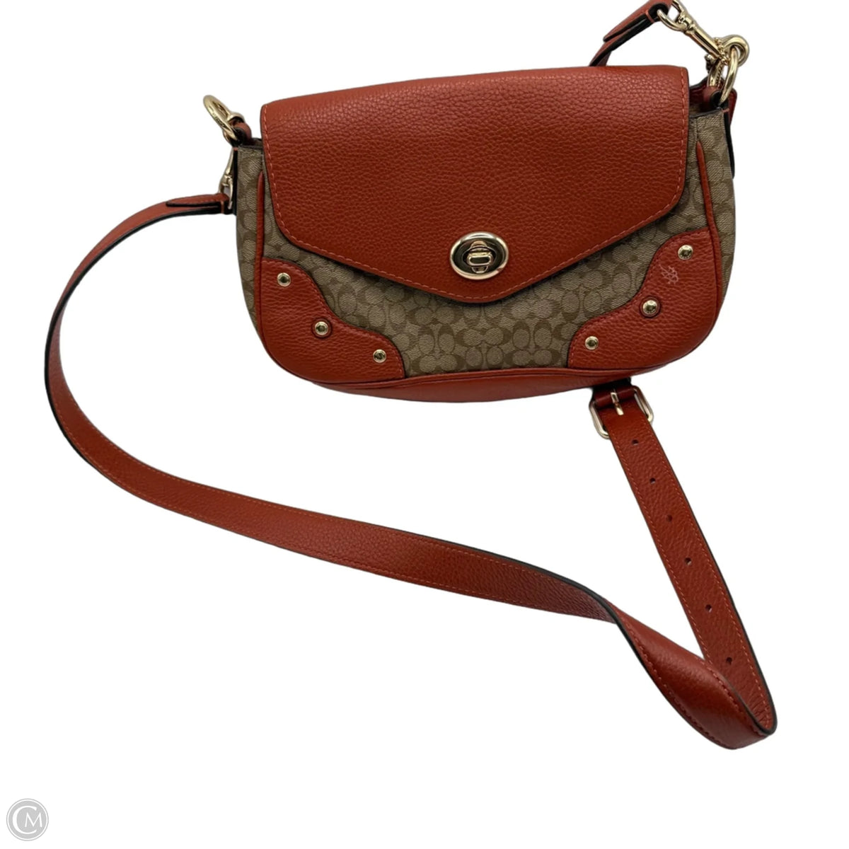 Crossbody Designer By Coach, Size: Medium