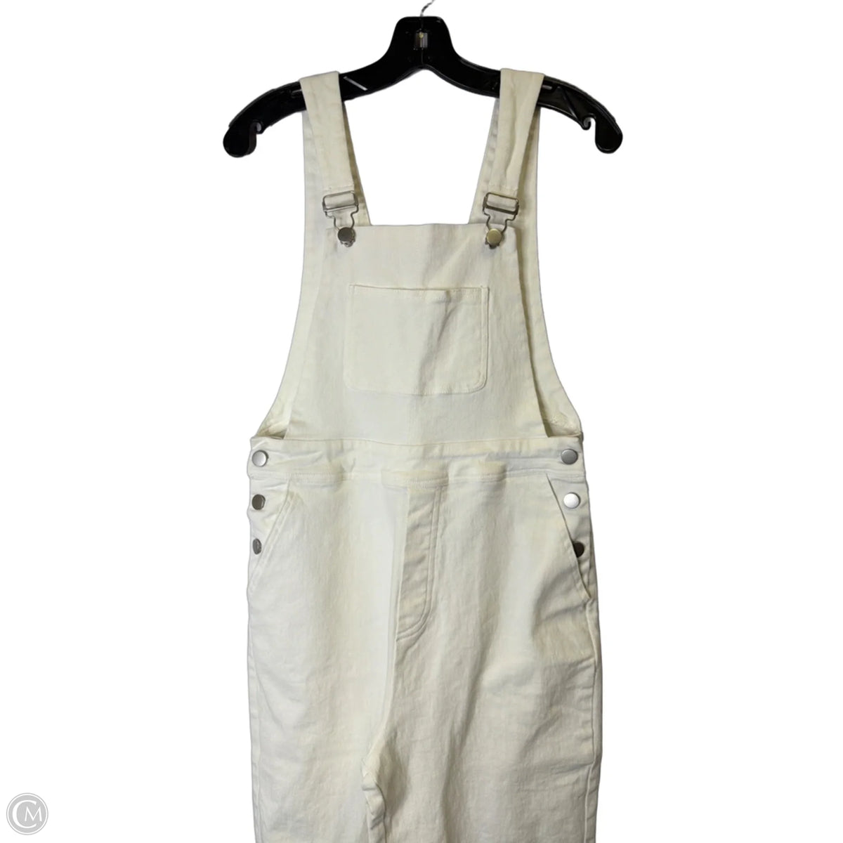 Overalls By Lulus In White Denim, Size: M