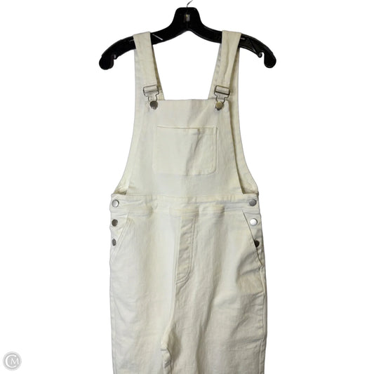 Overalls By Lulus In White Denim, Size: M