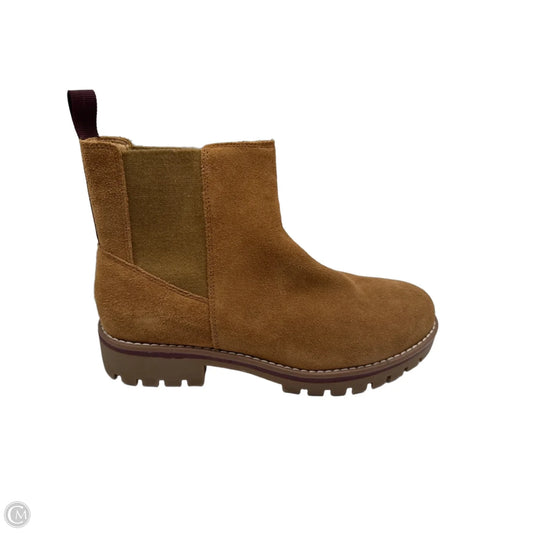 Boots Ankle Flats By Crown Vintage In Brown, Size: 7.5