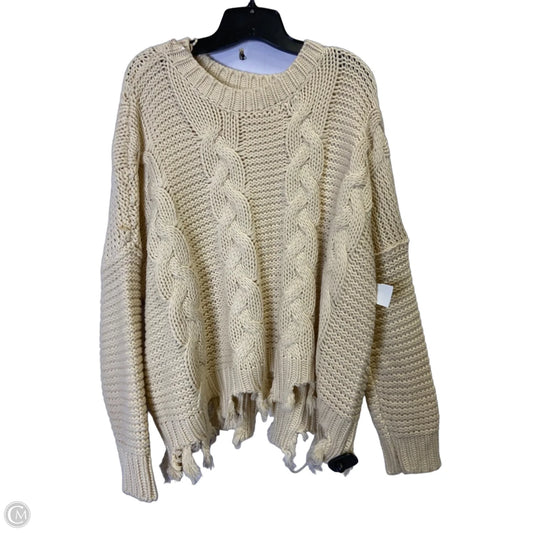 Sweater By Hyfve In Cream, Size: M