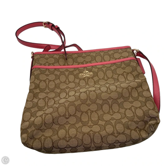 Crossbody Designer By Coach, Size: Medium