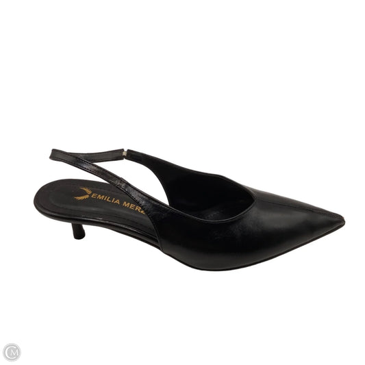 Shoes Heels Kitten By Cmc In Black, Size: 9