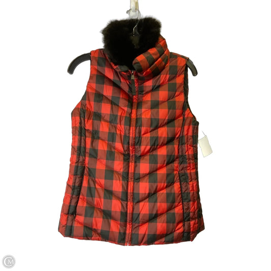 Vest Puffer & Quilted By Talbots In Red, Size: Xs
