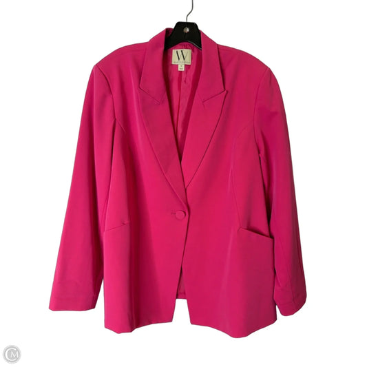 Blazer By Worthington In Pink, Size: 1x