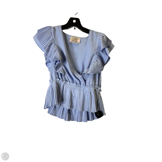 Top Sleeveless By Clothes Mentor In Blue, Size: M