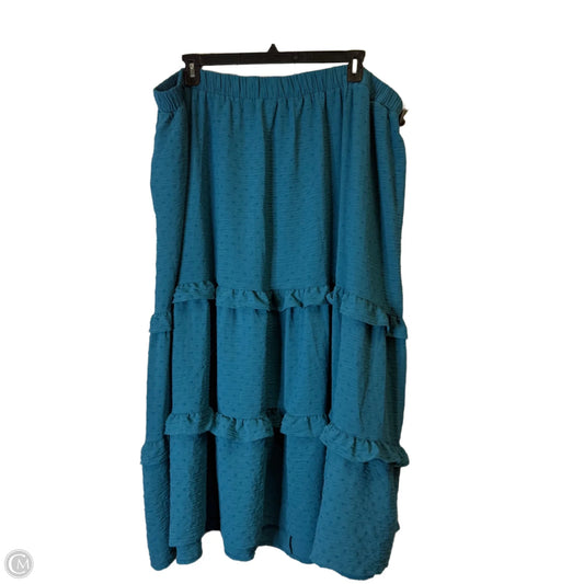 Skirt Maxi By Lane Bryant In Blue, Size: 26
