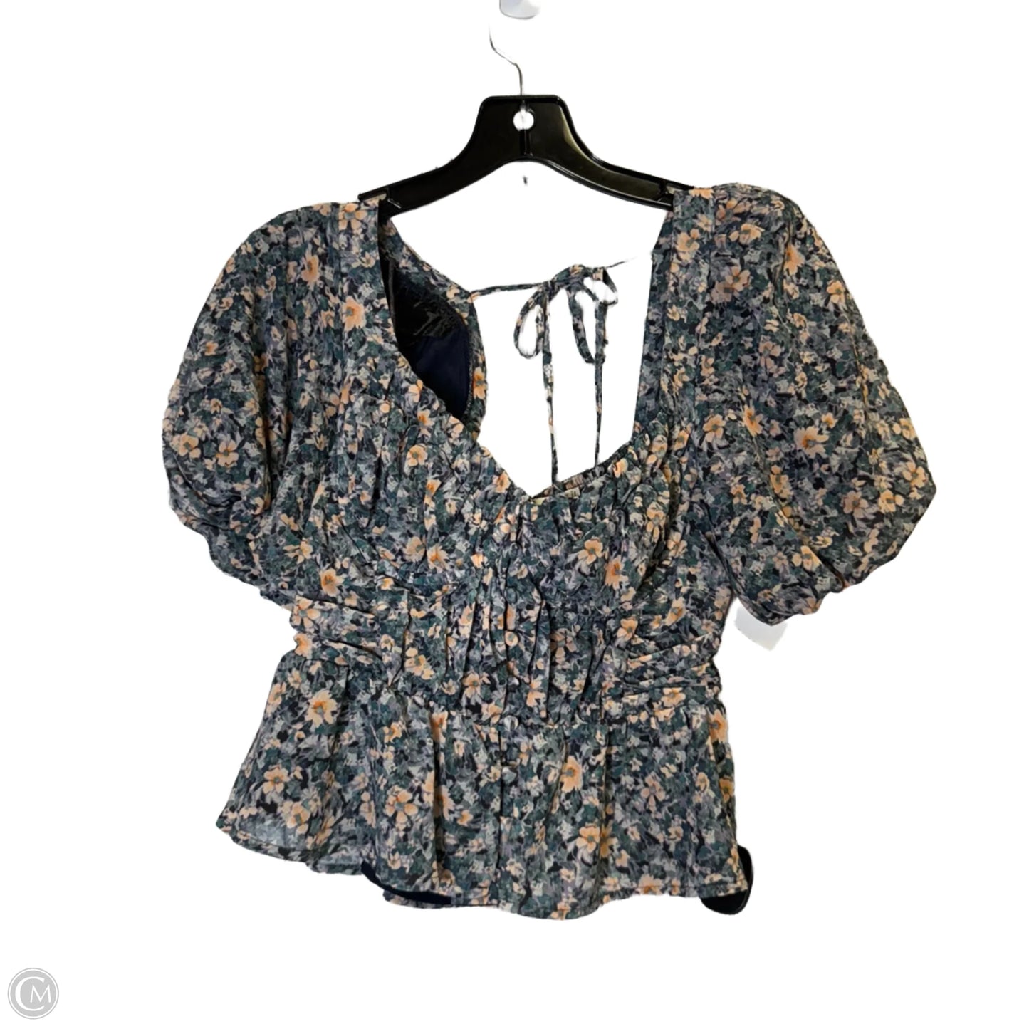 Top Short Sleeve By Astr In Floral Print, Size: Xs