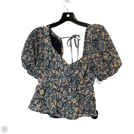 Top Short Sleeve By Astr In Floral Print, Size: Xs