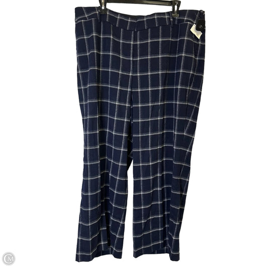 Pants Wide Leg By Lane Bryant In Blue, Size: 26