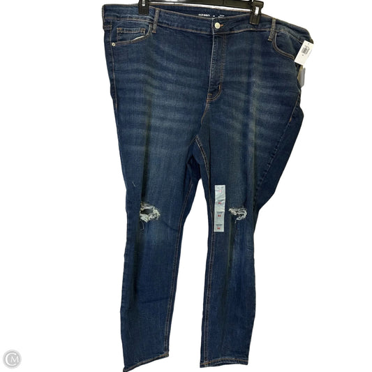 Jeans Skinny By Old Navy In Blue Denim, Size: 26