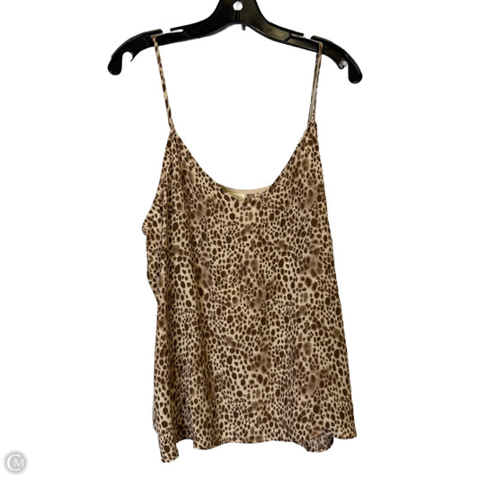 Top Sleeveless By A New Day In Animal Print, Size: Xxl