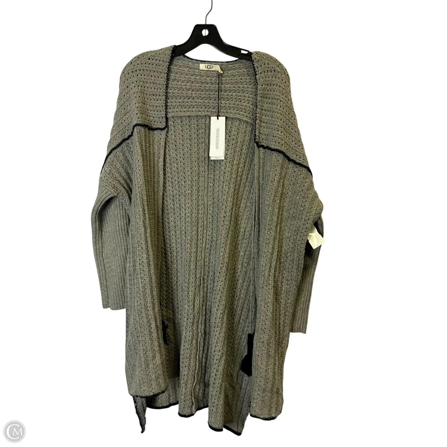 Sweater Cardigan By Ugg In Grey, Size: M