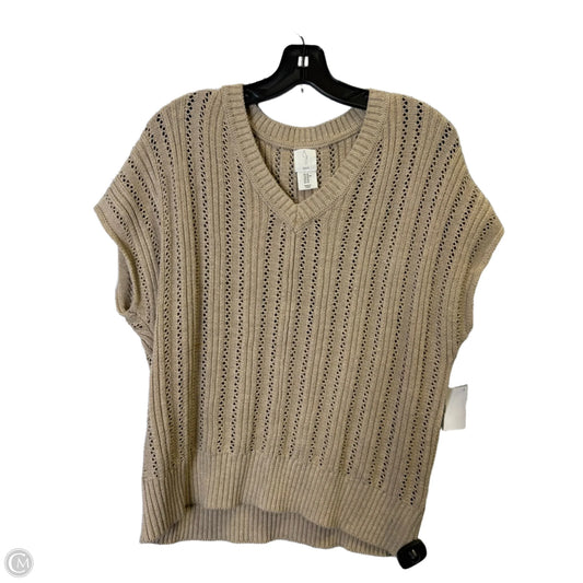 Top Sleeveless By Jolie In Tan, Size: M