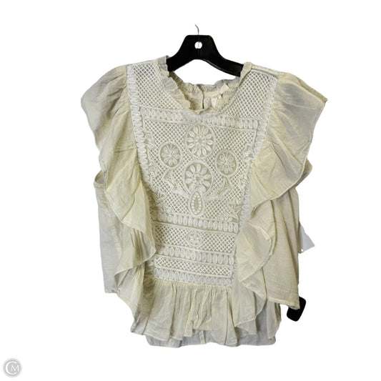 Top Sleeveless By Jolie In Cream, Size: L